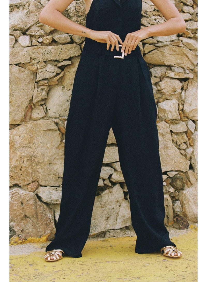 زارا صندل مسطح بحزام مزدوج ومشبك - Image 5