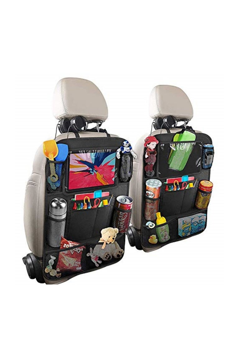 Cool Baby COOLBABY Car Rear Seat Organizer Seat Back Protector for Holding 13 "iPad11 Storage bag Garbage Bag Car Storage and Storage Space  - Image 2