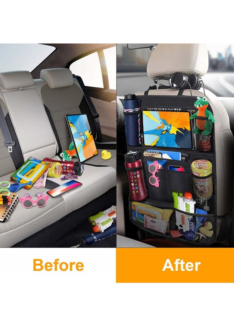 Cool Baby COOLBABY Car Rear Seat Organizer Seat Back Protector for Holding 13 "iPad11 Storage bag Garbage Bag Car Storage and Storage Space  - Image 3