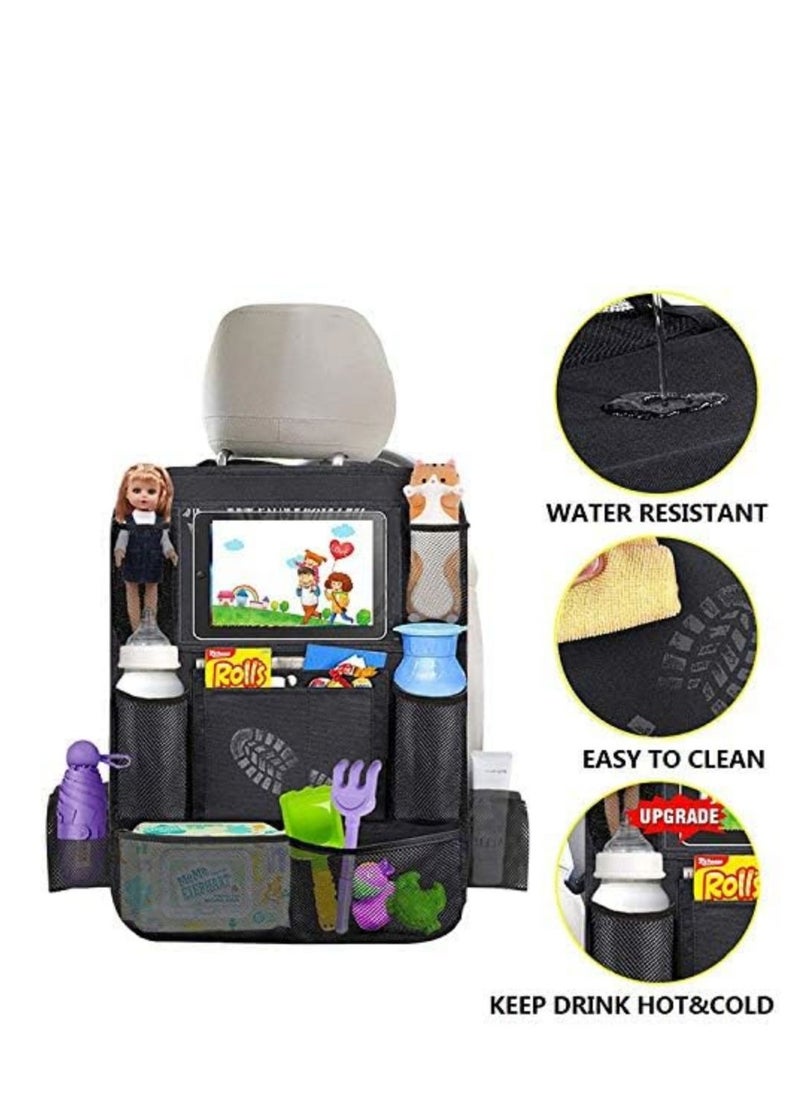 COOLBABY Car Rear Seat Organizer Seat Back Protector for Holding 13 "iPad11 Storage bag Garbage Bag Car Storage and Storage Space