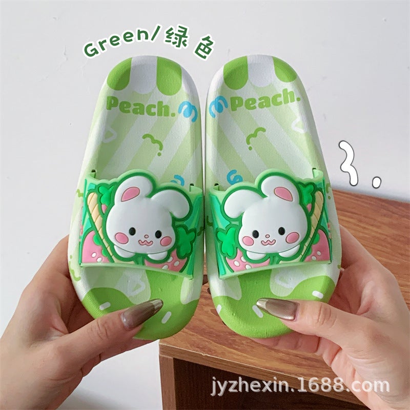 Summer Kidsren'S Slippers For Home, Versatile And Fashionable Baby Indoor And Outdoor Comfortable Non-Slip Soft Slippers - Image 1