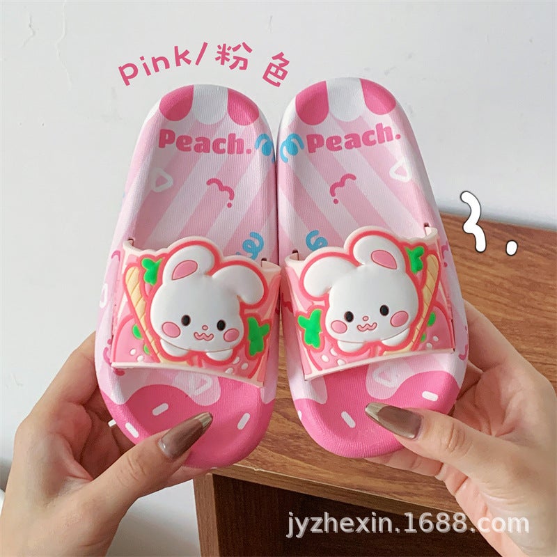 Summer Kidsren'S Slippers For Home, Versatile And Fashionable Baby Indoor And Outdoor Comfortable Non-Slip Soft Slippers - Image 3