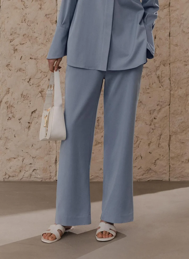 Lichi Straight trousers with elasticated waistband