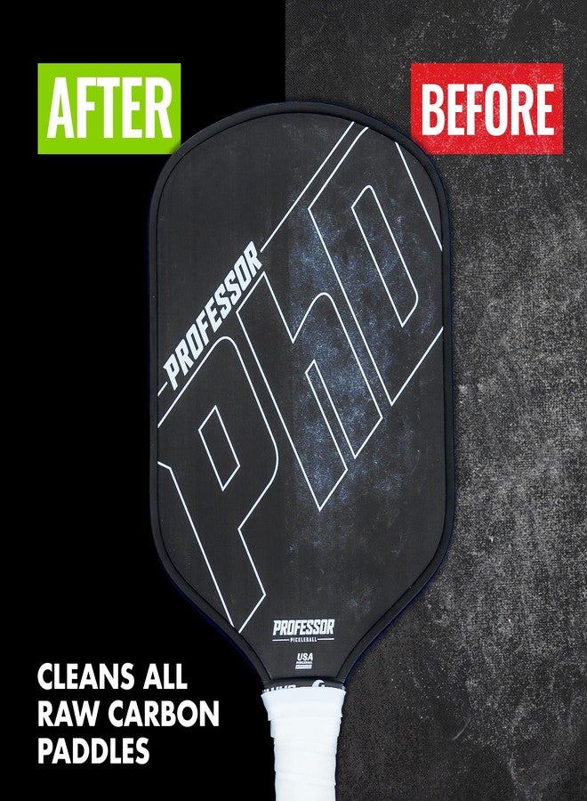 Professor Pickleball Carbon Cleaner, Premium Pickleball Paddle Eraser for Raw Carbon Fiber Paddles, Effortless Residue Removal, Quick & Effective, Eliminates Ball Residue, Dirt, Scratches - Image 2
