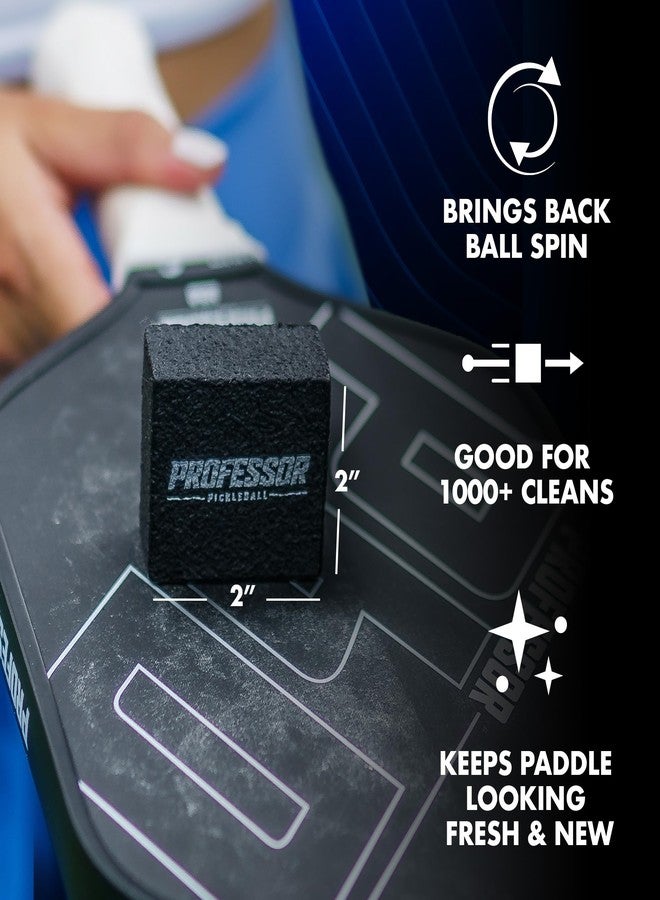 Professor Pickleball Carbon Cleaner, Premium Pickleball Paddle Eraser for Raw Carbon Fiber Paddles, Effortless Residue Removal, Quick & Effective, Eliminates Ball Residue, Dirt, Scratches - Image 3