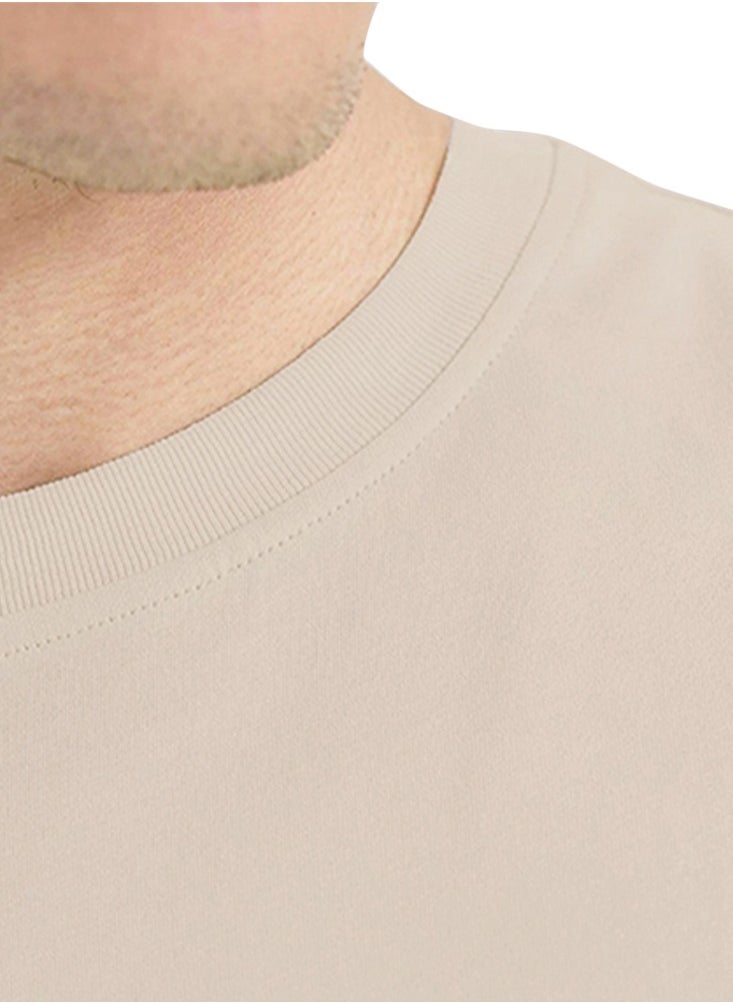 Nileton Relaxed Fit T-shirt For Men – Cotton - Half Sleeves Crew Neck Tee  - Image 2