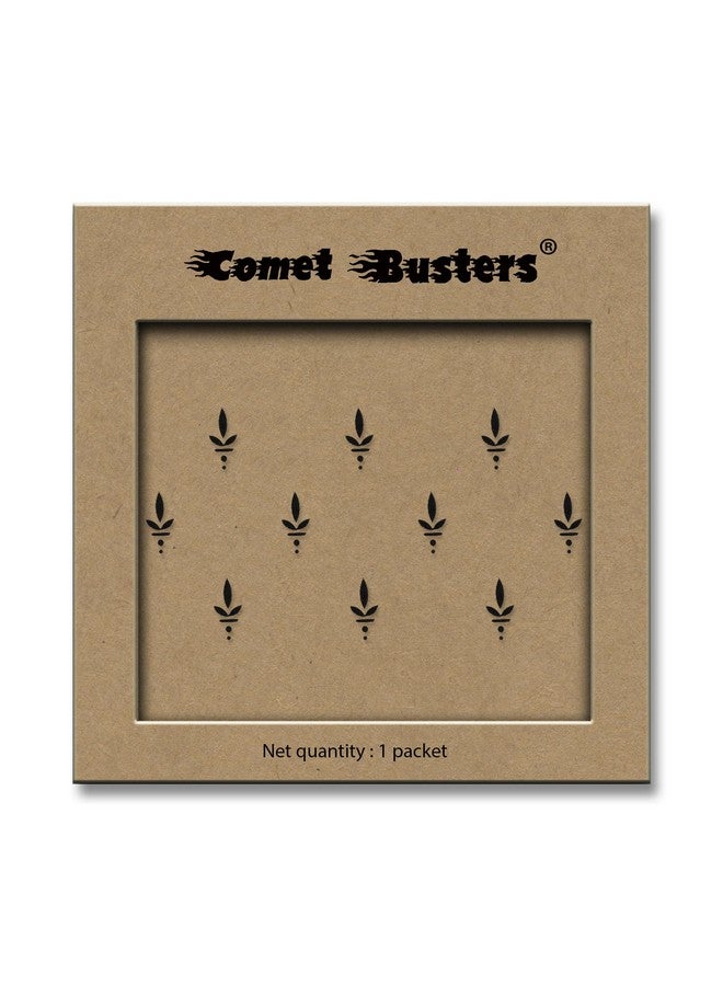 Comet Busters Handcrafted Traditional Black Bindi For Women (Bin399)(14Mm) - Image 5