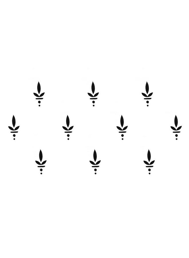 Comet Busters Handcrafted Traditional Black Bindi For Women (Bin399)(14Mm) - Image 1