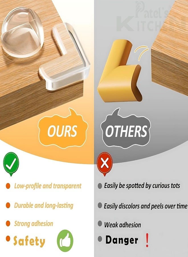 Patel's Kitchen Silicon Corner Protector for Sharp Edges, Table Corners Edge Protector for Kids, Bed Corners Edge Protector for Furniture, Baby Proofing & Corner Guards - Image 5