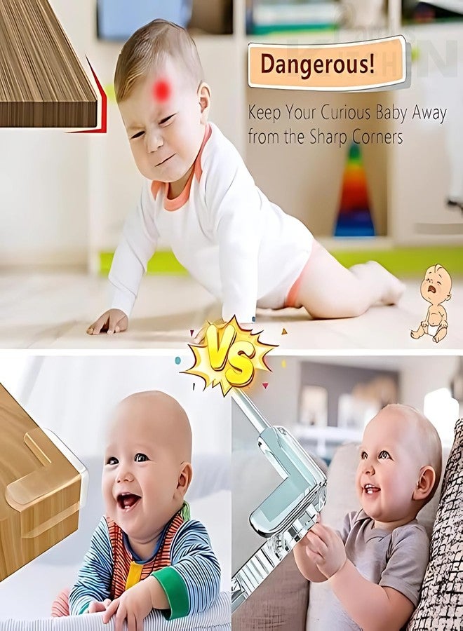 Patel's Kitchen Silicon Corner Protector for Sharp Edges, Table Corners Edge Protector for Kids, Bed Corners Edge Protector for Furniture, Baby Proofing & Corner Guards - Image 2