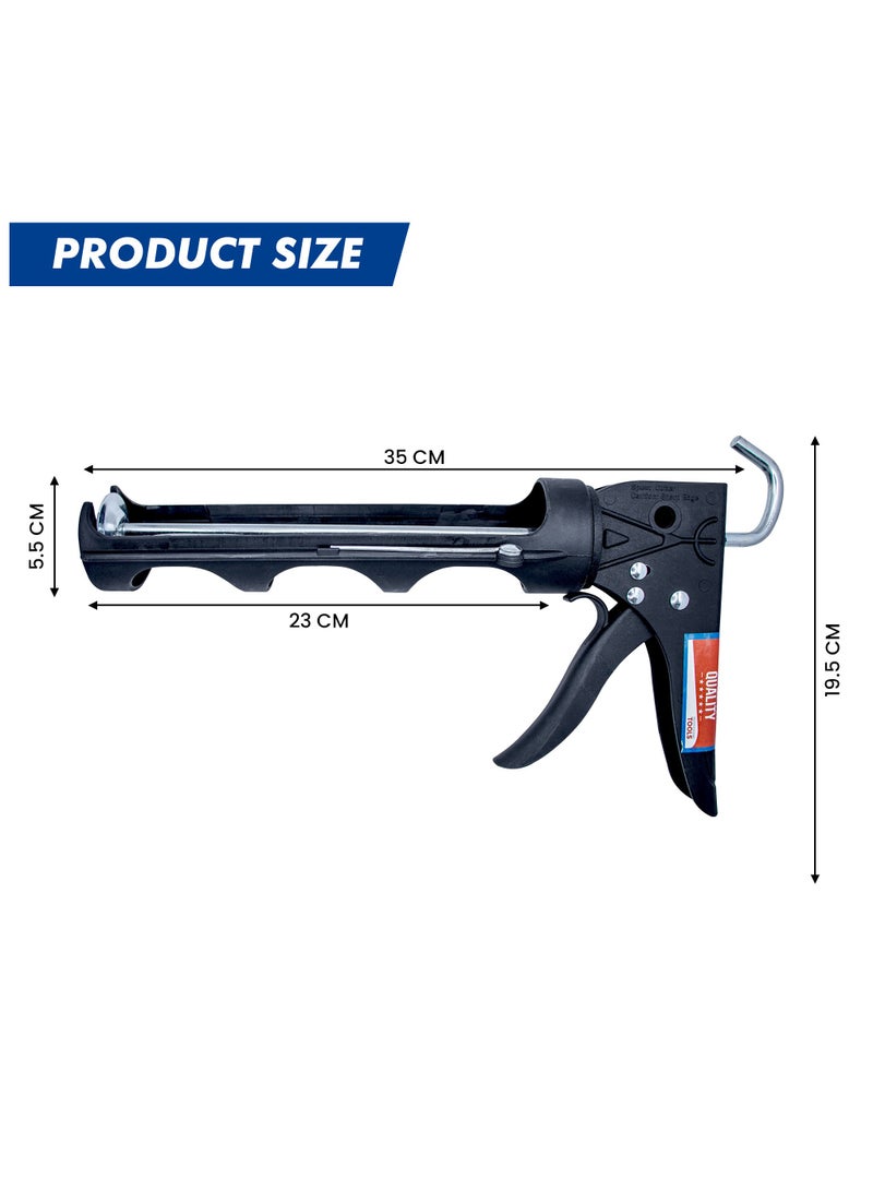 درافل مسدس السد الاحترافي من دورافيل مع زناد مريح، إطار من الألياف خفيف الوزن، معدن مجلفن، قاطع فوهة، أسود - Image 3