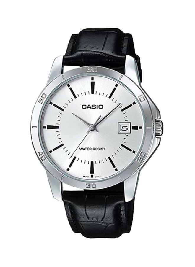CASIO Men Water Resistant Analog Watch MTP-V004L-7A - 42 mm - Black - Image 1