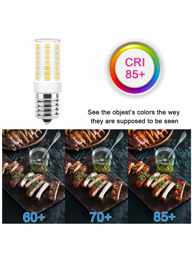 Generic - E17 LED Bulb, Small Screw LED Bulb, Refrigerator Light, Dimmable 5W Microwave Microwave Bulb, Daylight White 6000K, Suitable for Microwave, 2 Pack - Image 1