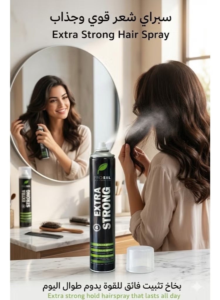 PROSIL Extra Strong Hairspray 500 ML - Image 2