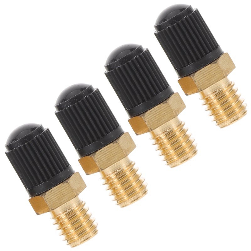 4pcs Car Valve Caps: Universal Tire Valve Stems Caps Universal Stem Covers For Cars Trucks Motorcycles And Bikes Assorted Color - Image 4