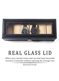 Long Men Watch Organizer Case For Men Watch Travel Storage Box For Women 6 Slot PU Leather Watch Display Holder Black leather - pzsku/Z899689BD47A71F274C89Z/45/_/1698618100/ee2e0763-e631-4929-8ce7-cde140fd4075