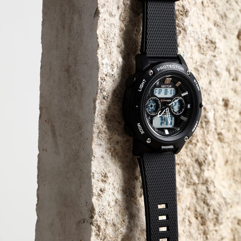 Sector  EX-44 collection Men's Black Plastic watch - R3251292001 for Men | Best Price UAE