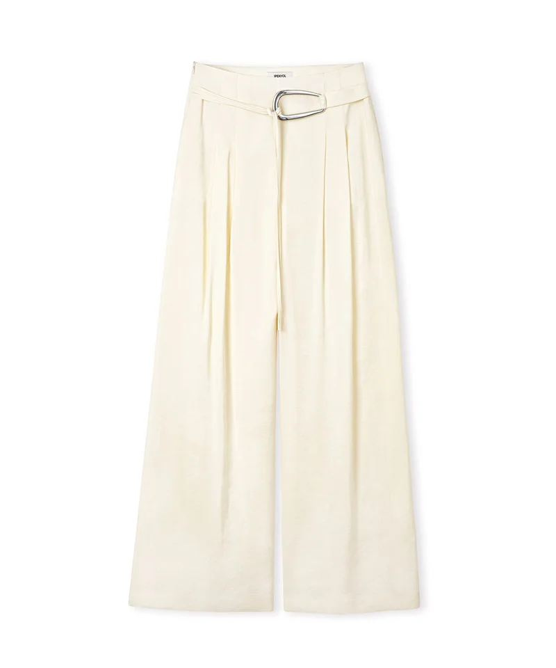 Ipekyol  Wide-Leg Trousers with Belt for Women | Best Price UAE