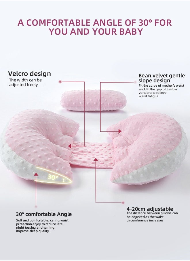 وسادة الأمومة وسادة الحمل للنوم وسادة الجسم القابلة للتعديل مع غطاء قابل للفصل والغسل وسادة دعم الخصر الناعمة للنائم الجانبي والظهر والساق والبطن والورك - pzsku/Z8996A59DF79CB4559897Z/45/_/1728120089/ad42346d-77cd-477d-93c4-5aba82c5fc4c
