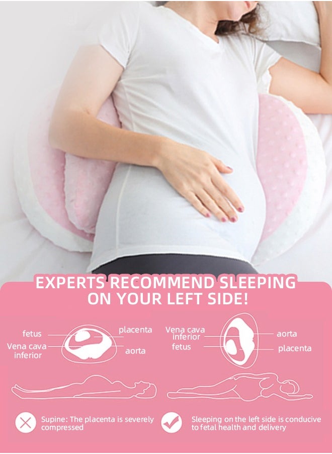 Maternity Pillow Pregnancy Pillow for Sleeping Adjustable Body Pillow With Detachable Washable Cover Soft Waist Support Pillow for Side Sleeper Back Leg Belly Hip - pzsku/Z8996A59DF79CB4559897Z/45/_/1728120147/90de89fe-78bc-4d7b-a75c-343a91d7fb59