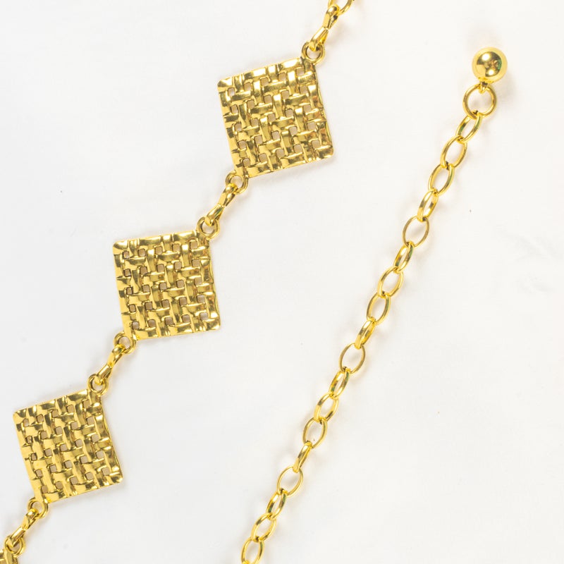 حزام وسط معدن ذهبي حريمي - Image 2