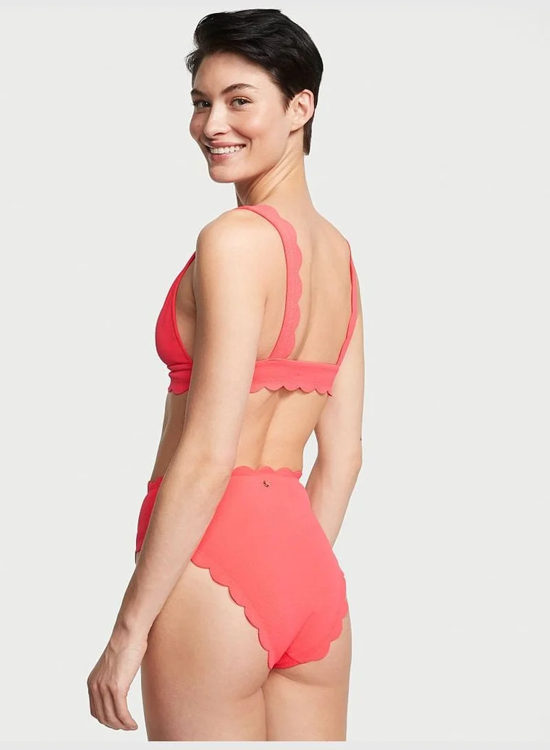Victoria's Secret Scallop High-Waist Cheeky Bikini Bottom