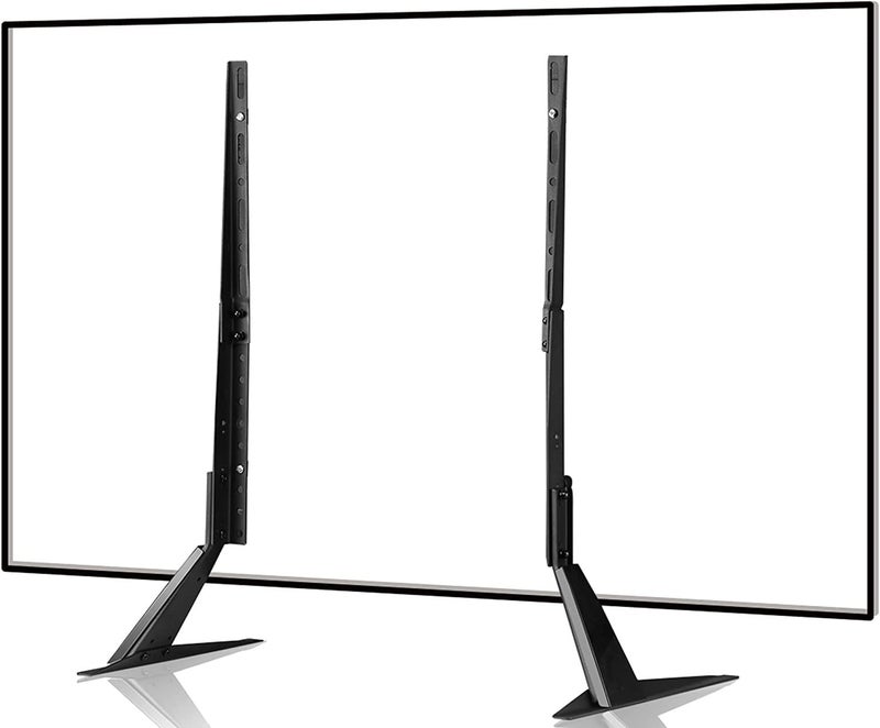 Suptek حامل تلفزيون عالمي من سوبيتك لشاشات LCD/LED/OLED/بلازما بحجم 20-65 بوصة - أرجل معدنية مع تعديل الارتفاع، VESA 75x75mm إلى 800x500mm، الحد الأقصى 50kgs/110lbs - Image 1