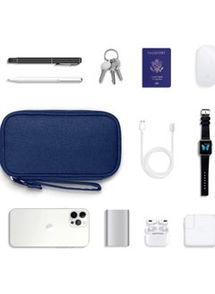 Y&D Electronics Accessories Organizer Small Carrying Case Bag Portable Cable Storage Pouch Travel Gadgets for Keeping Power Cord Charger Cables Wireless Mouse  - Image 5