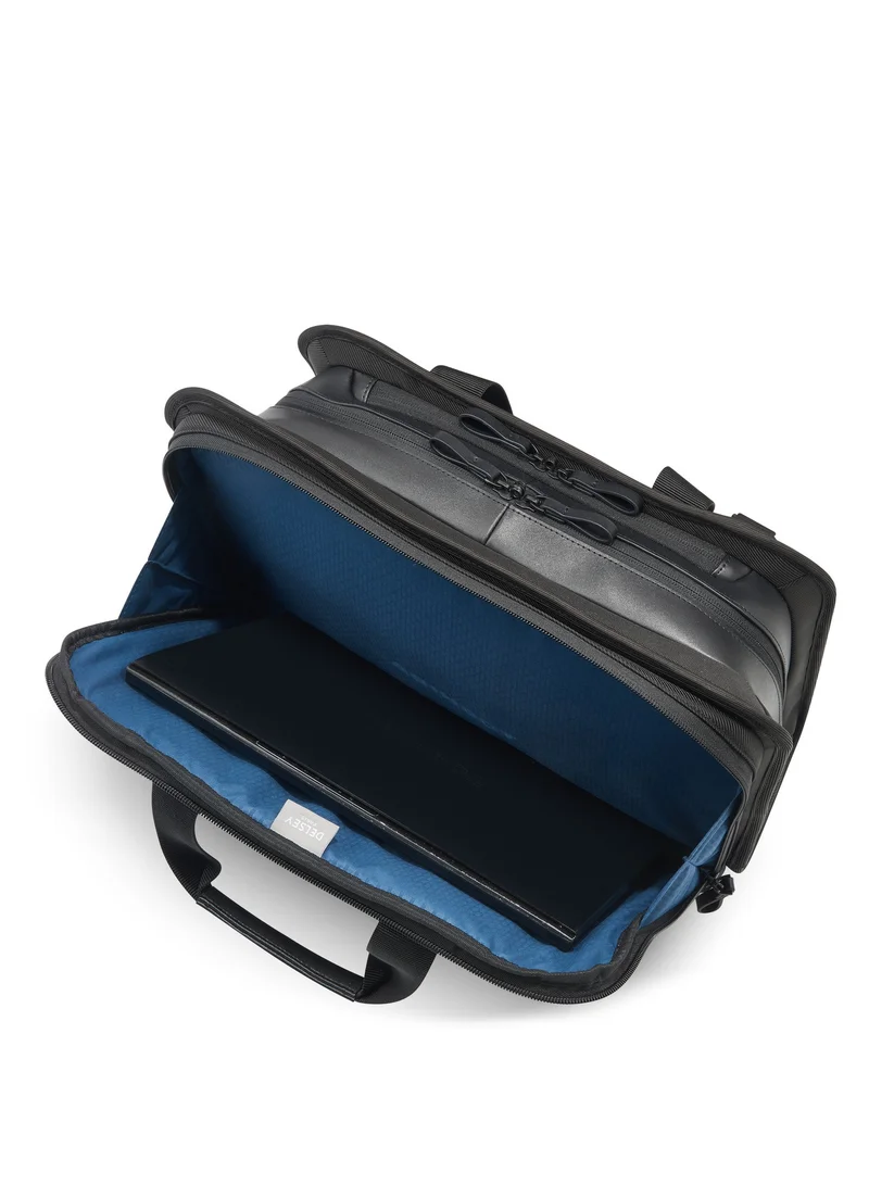 DELSEY Paris Arche 2 Compartment Satchel Laptop Protection 15.6 inch Black