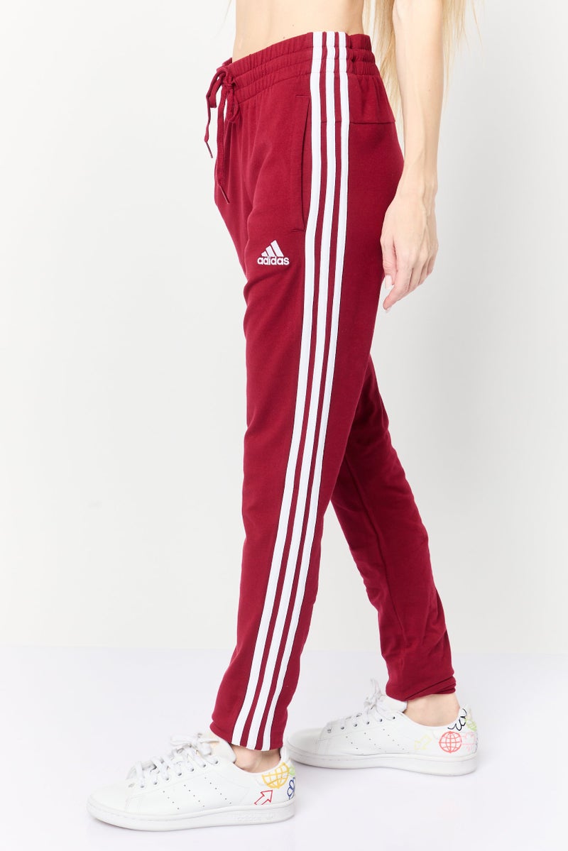 Adidas Women Sportswear Fit Outdoor Sweatpants, Maroon - Image 4