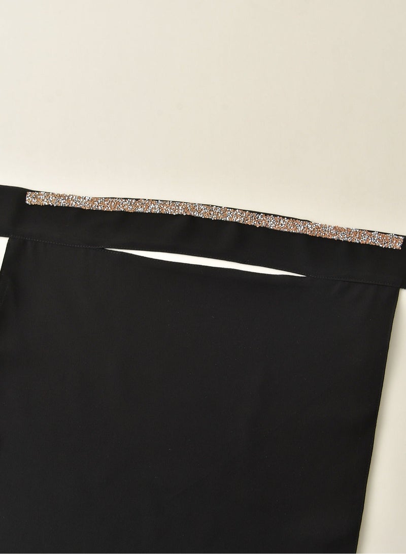 الخيمار النقاب الشيفون الحجاب الحجاب العرقي الأسلوب الساخن الماس النساء رأس لف بسيط لون جامد الشمس قناع الوشاح - Image 5