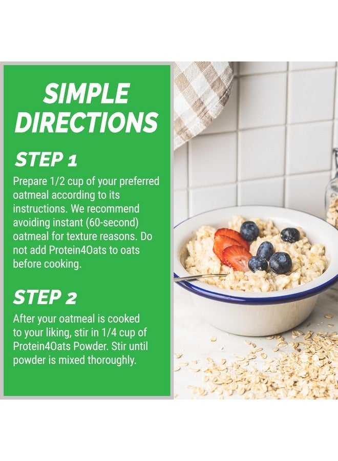 PEScience Select Protein4Oats, Apple Cinnamon, 12 Serving, Whey and Casein Blend for Oats and Oatmeal - Image 4