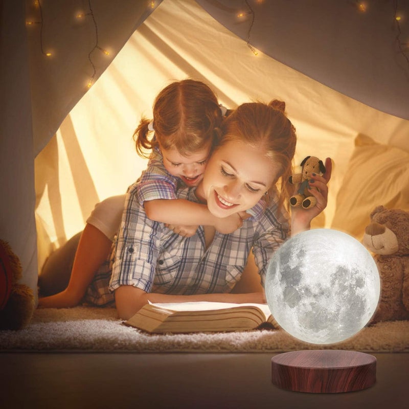VGAzer 3D Levitation Moon LampMagical Levitating 3D Luna Moon Lamp 3 Colors - Image 1