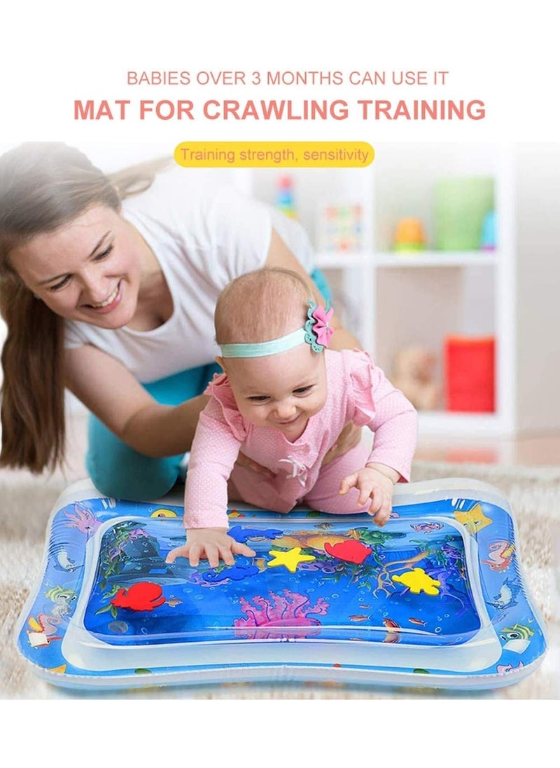 Eworld Leak-Proof Baby Water Mat Sensory Toys for Early Development Activities, Ages 3-12 Months, Stimulate Cognitive, Eye-Hand Coordination, & Sensory Motor Skills, BPA-Free, Safe Design with Smooth Edges  - Image 4