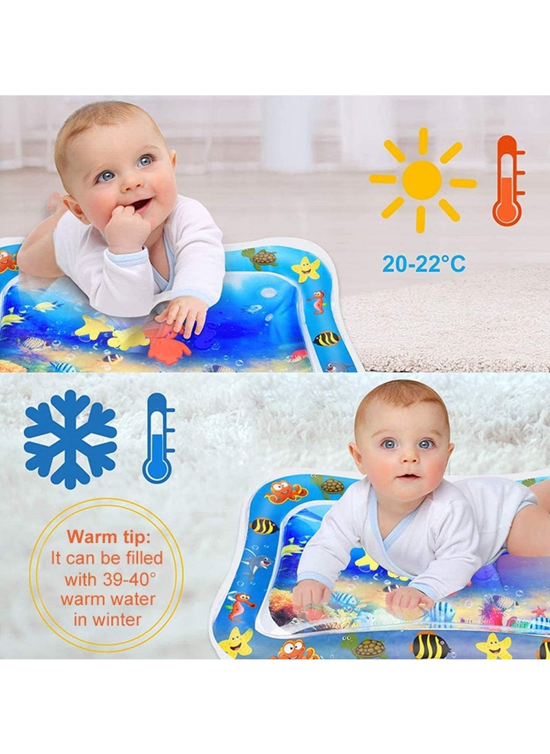 Eworld Leak-Proof Baby Water Mat Sensory Toys for Early Development Activities, Ages 3-12 Months, Stimulate Cognitive, Eye-Hand Coordination, & Sensory Motor Skills, BPA-Free, Safe Design with Smooth Edges  - Image 5
