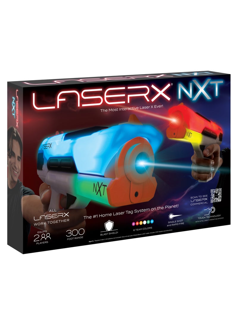 Laser X Ultra NXT Blasters, Battery Operated, Ages 6+ | Blast up to 300 Feet Range! | Quick Reload | Laser Blaster | Action Game | Interactive Game | Reflex Game | Laser Gaming | Multi Player Game | Gift For Kids and Adults - Image 1