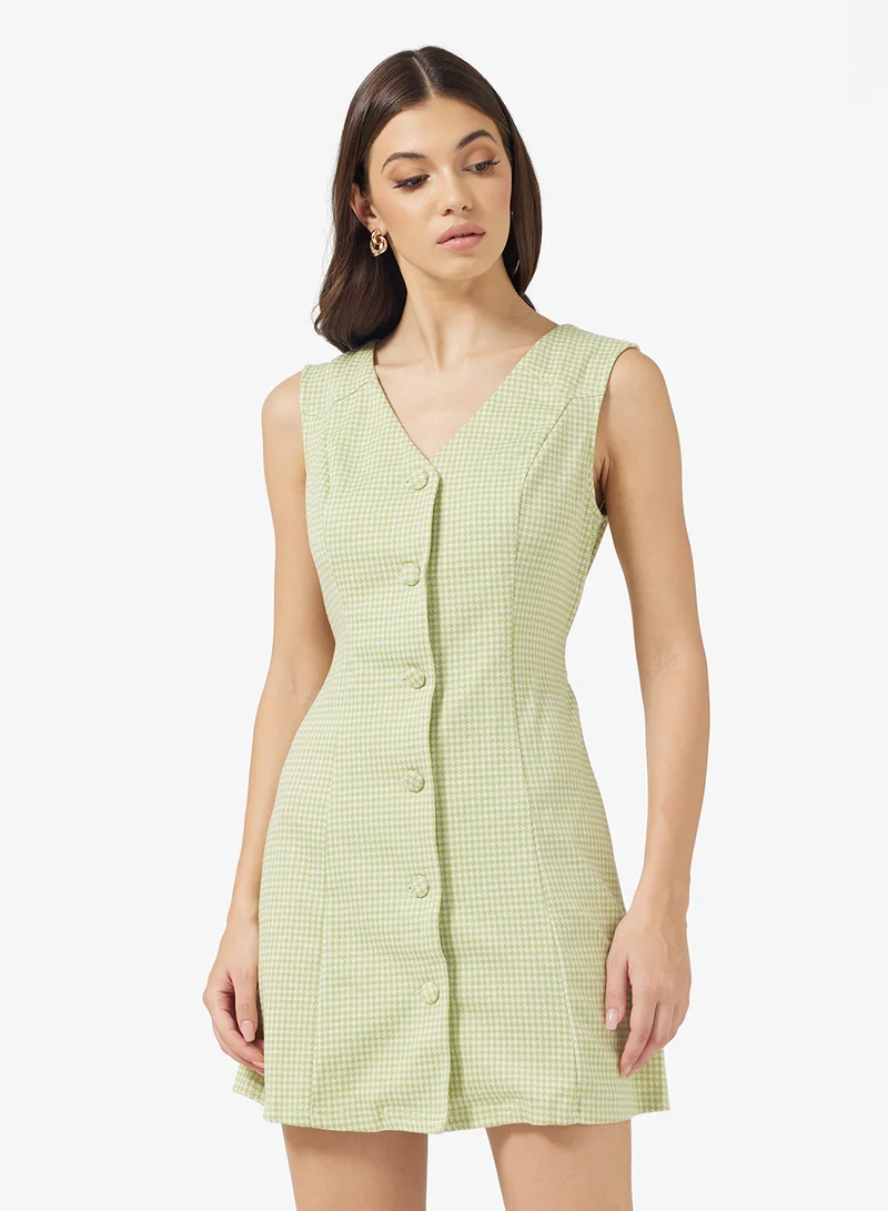 ELLA Gingham Print Dress