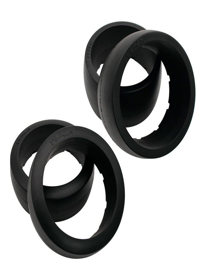 FLMLF Upgrade Front and Rear Inner Foam Inserts for 1/5 HPI ROFUN BAHA KM ROVAN Baja 5B Rc Car Wheel Tire Parts 4pcs/Set Black - Image 5