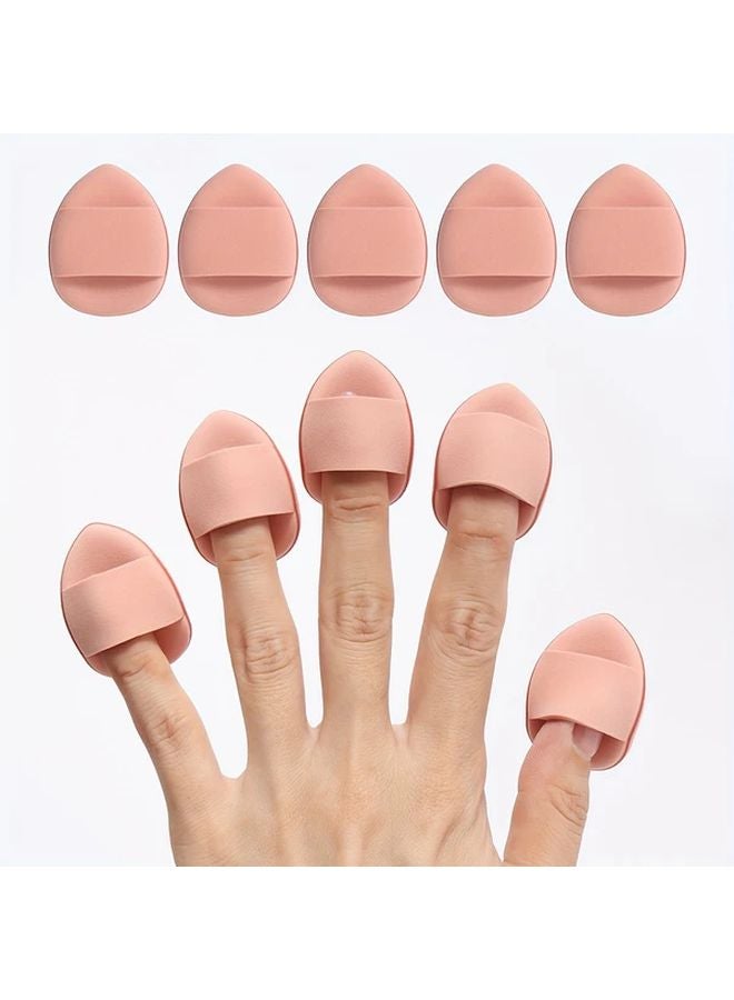 إسفنجات مكياج على شكل بيضة بلون البرقوق الوردي، غير سامة، لمزج أساس المكياج. - Image 2