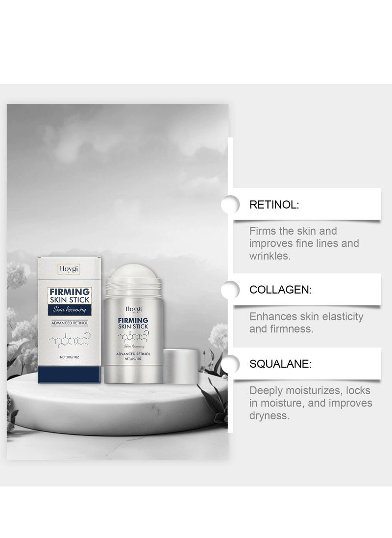 Hoygi - Collagen Peptides Firming Serum Stick, Neck Firming Stick for Women, Firming Serum Stick Retinol, Stick Moisturizer for Face, Anti-Wrinkte Neck Firming Stick, Lifts and Tightens Face 30g - Image 1