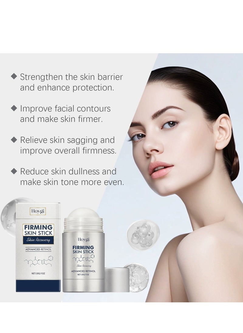 Hoygi - Collagen Peptides Firming Serum Stick, Neck Firming Stick for Women, Firming Serum Stick Retinol, Stick Moisturizer for Face, Anti-Wrinkte Neck Firming Stick, Lifts and Tightens Face 30g - Image 1