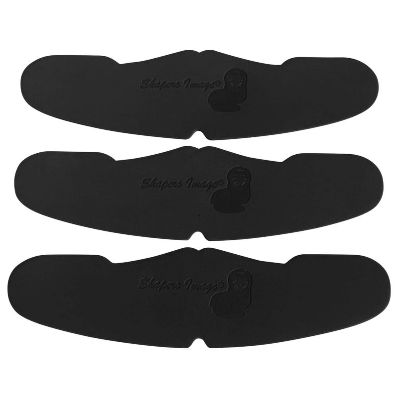 Shapers Image 3 pcs Baseball Crown Shaper Inserts for Low Profile Fitted & Snapback Caps, Washable Reusable Sports Hat Liner Black - Image 2