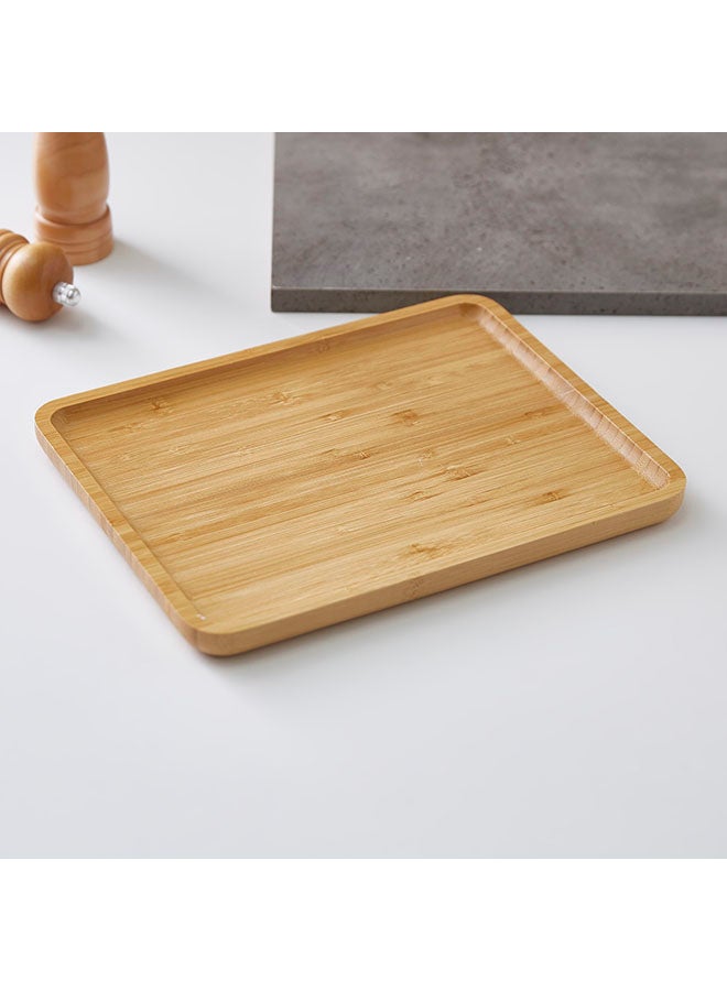 Wooden Serving Tray Beige 28centimeter  - Image 5