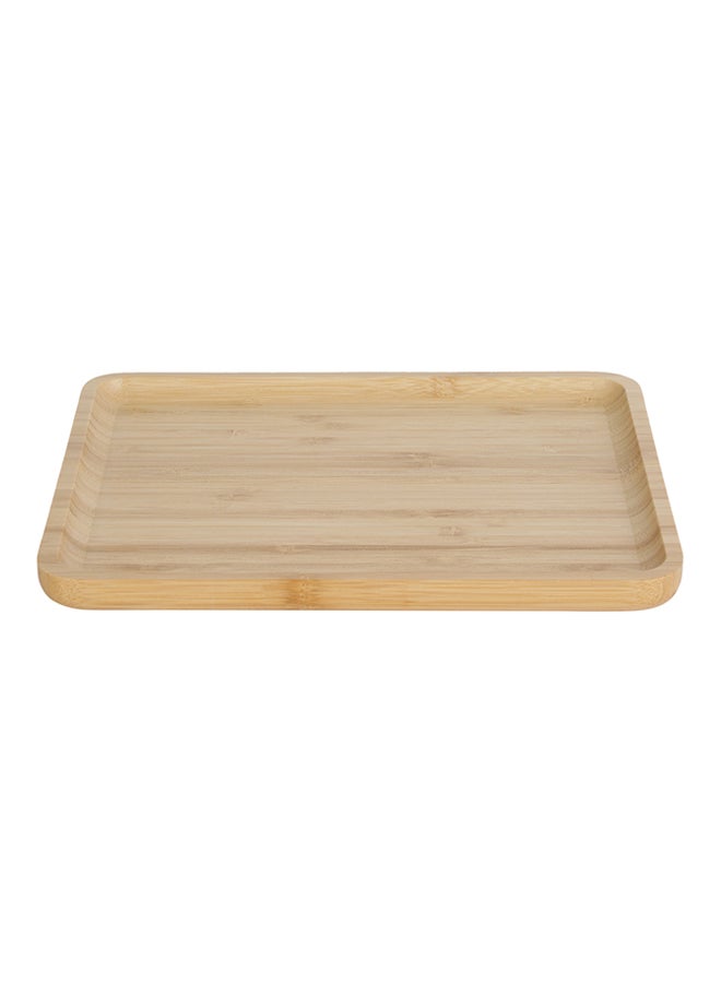 Wooden Serving Tray Beige 28centimeter  - Image 2