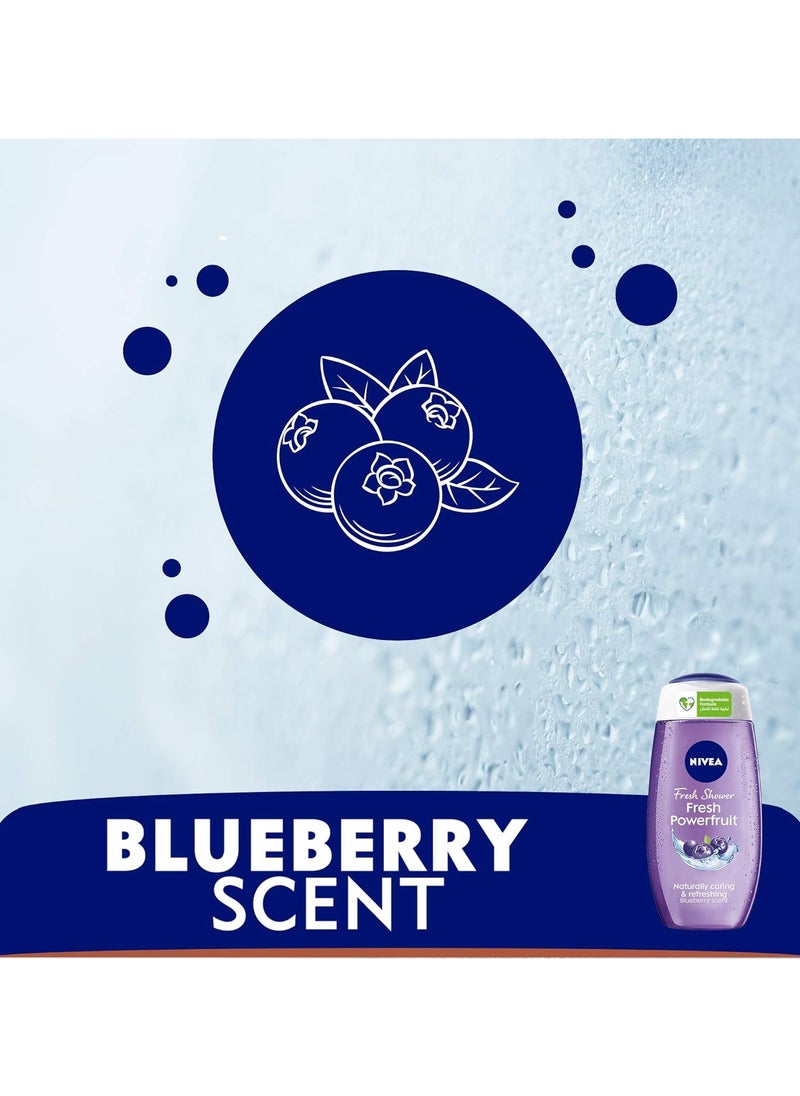 Nivea Refreshing fruit shower gel 250ml  - Image 3