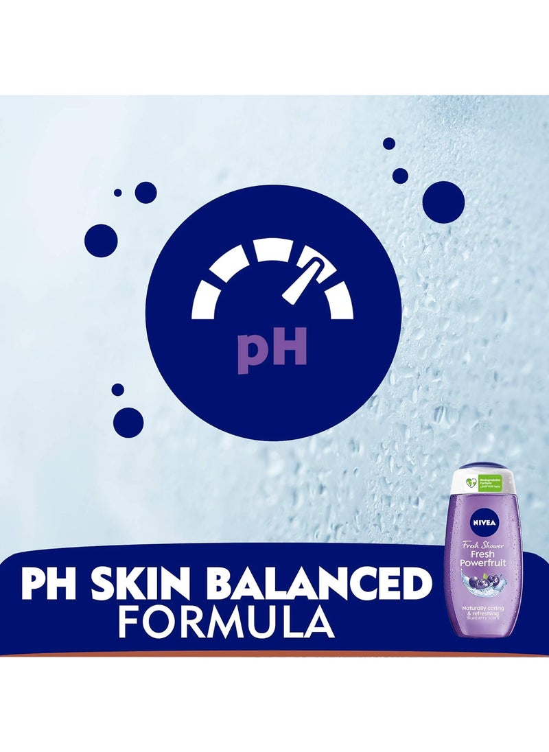 Nivea Refreshing fruit shower gel 250ml  - Image 4