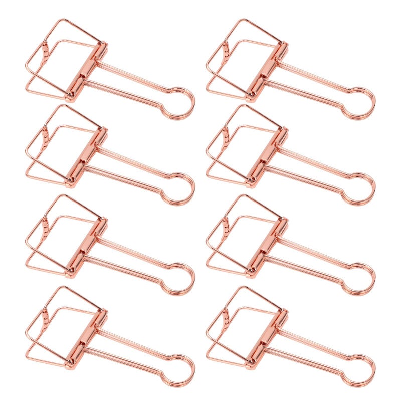 Purple Metal Wire Clips 30Pcs Strong Hollow Clamps For Home Office School Wide Application - Image 5