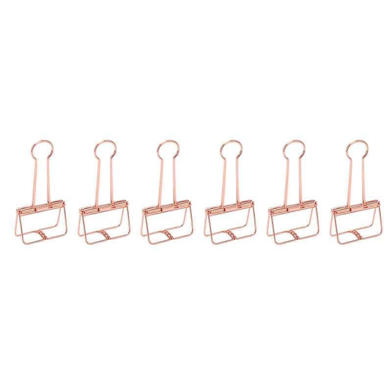 Purple Metal Wire Clips 30Pcs Strong Hollow Clamps For Home Office School Wide Application - Image 4