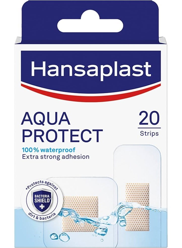Hansaplast Aqua Protect 100% Waterproof Plasters - 20 Strips - Image 2