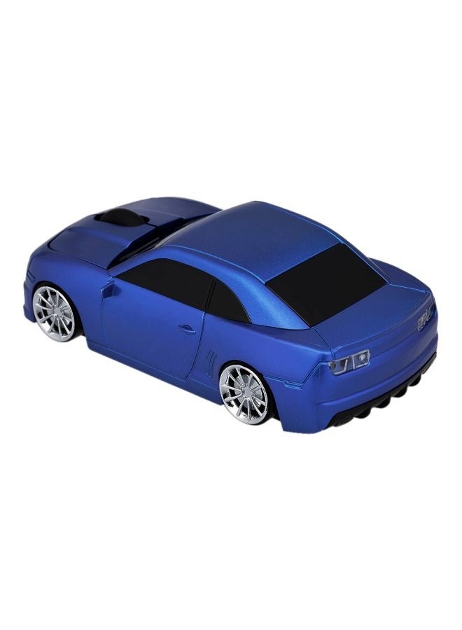 Loquat LED Car Shaped Mouse Blue - Image 1